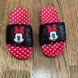 Girls Disney , Minnie slide sandals size 11/12